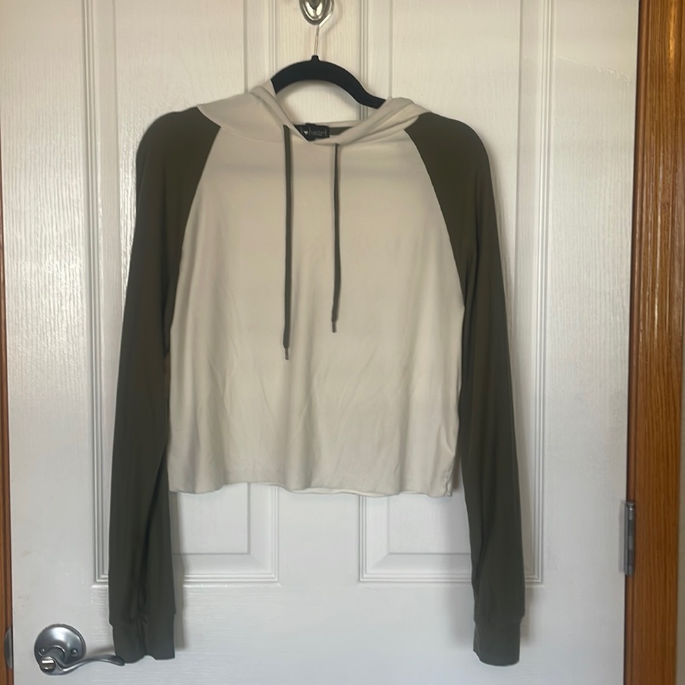 Derek Heart Womens Small Cropped Hoodie